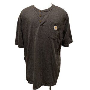 Carhartt Original Fit Gray Short Sleeve Pocket T-Shirt Men’s Size XXL 2XL